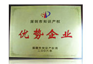 深圳市知识产权局优势企业奖