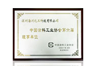 中国涂料工业协会第六届理事会