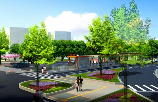 快速公交彩色路面解决方案