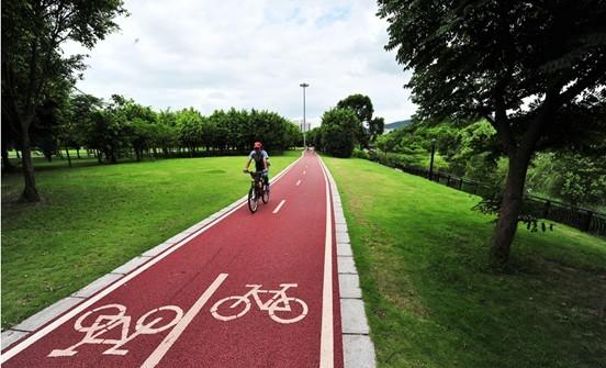 自行车专用道彩色解决方案